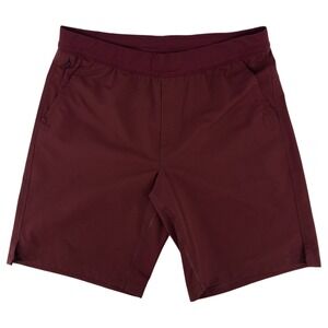Public Rec Men's 34 All Day Every‎ Day Shorts Maroon Flex Active Gym Pull On 9"